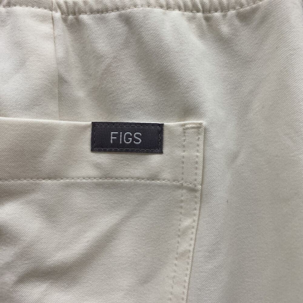 FIGS Livingston Technical Collection Scrub Pants Women’s S Tall Ivory Bone NWOT - Picture 6 of 10